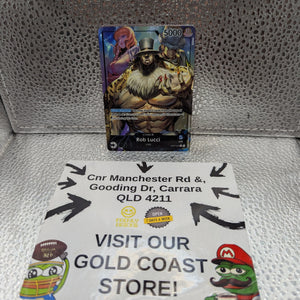 Rob Lucci OP07-079 - 500 Years in the Future Alt Art Leader ONE PIECE FRENLY BRICKS - Open 7 Days