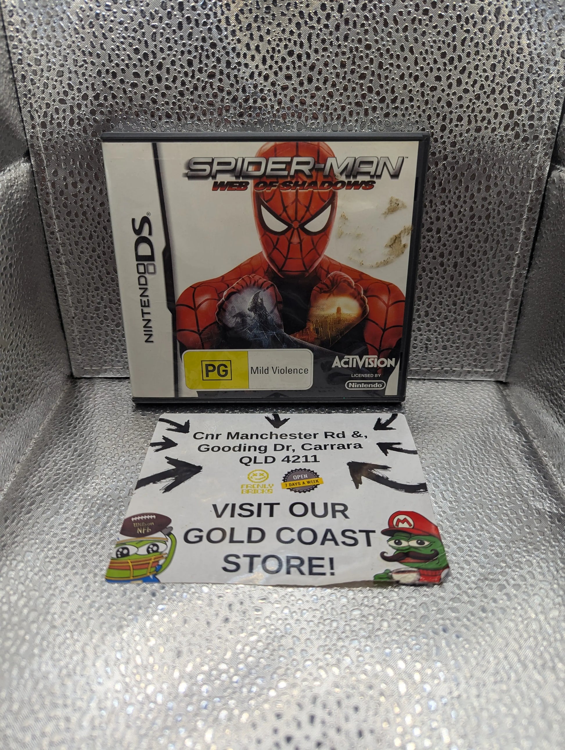 Nintendo DS - Spider-Man Web of Shadows 2008 - Complete with Manual FRENLY BRICKS - Open 7 Days