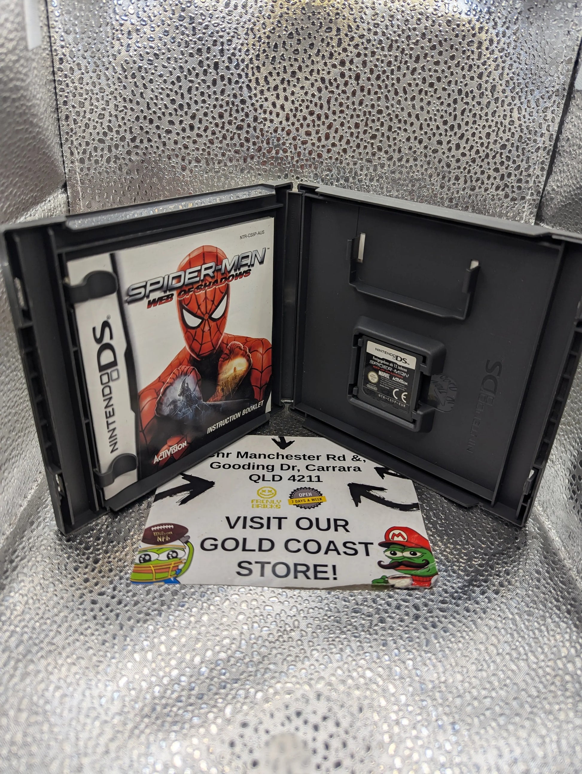 Nintendo DS - Spider-Man Web of Shadows 2008 - Complete with Manual FRENLY BRICKS - Open 7 Days