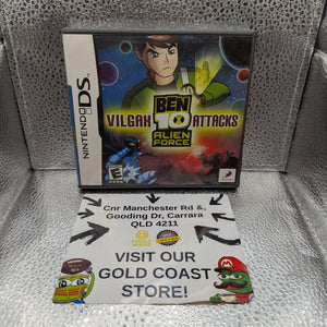 Ben 10 Alien Force Vilgax Attacks Nintendo DS 2DS 3DS Game *Complete* FRENLY BRICKS - Open 7 Days