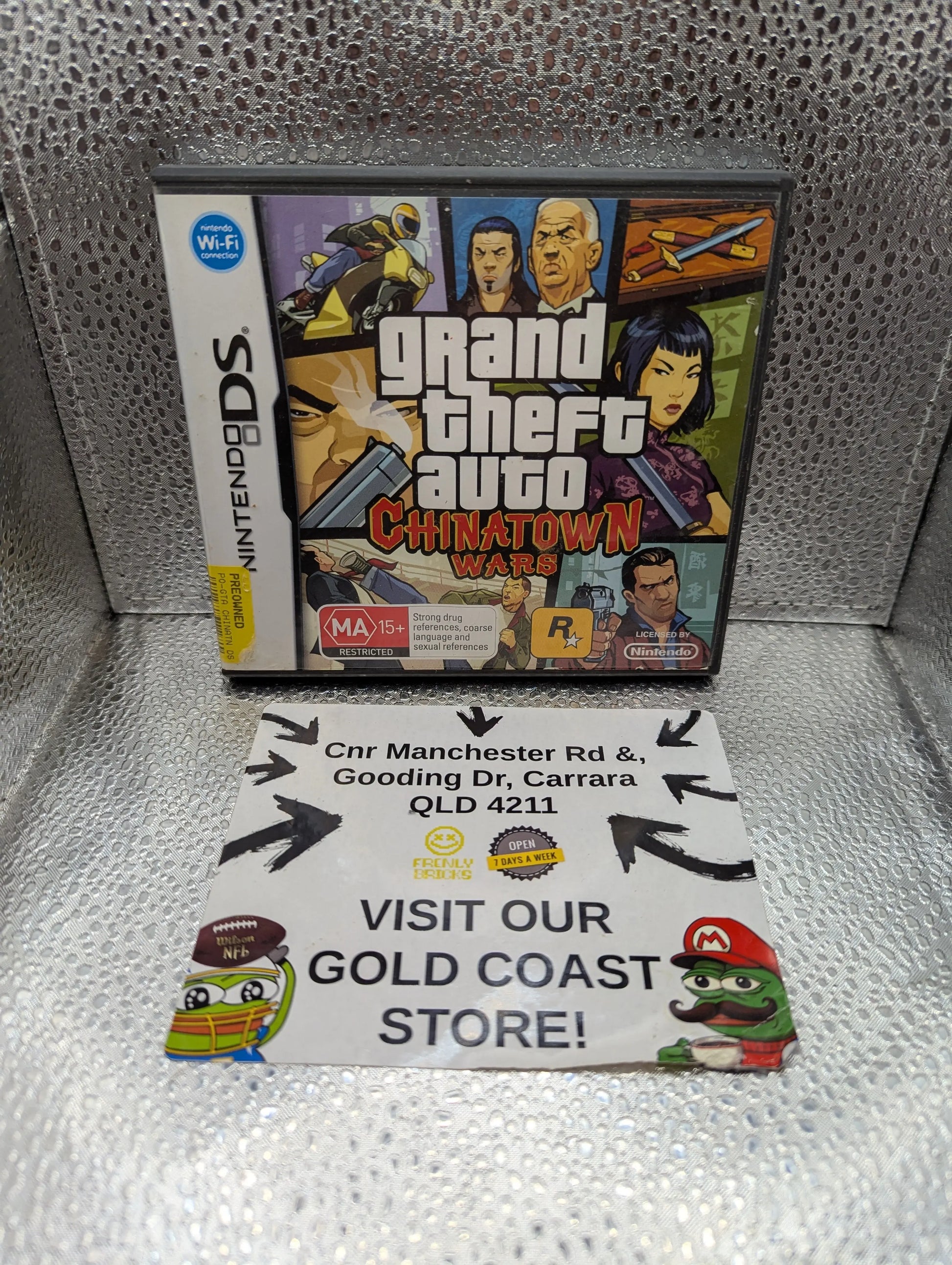 Nintendo DS Grand Theft Auto, Chinatown Wars (2009) FRENLY BRICKS - Open 7 Days