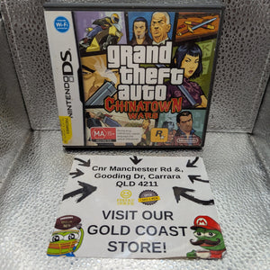 Nintendo DS Grand Theft Auto, Chinatown Wars (2009) FRENLY BRICKS - Open 7 Days