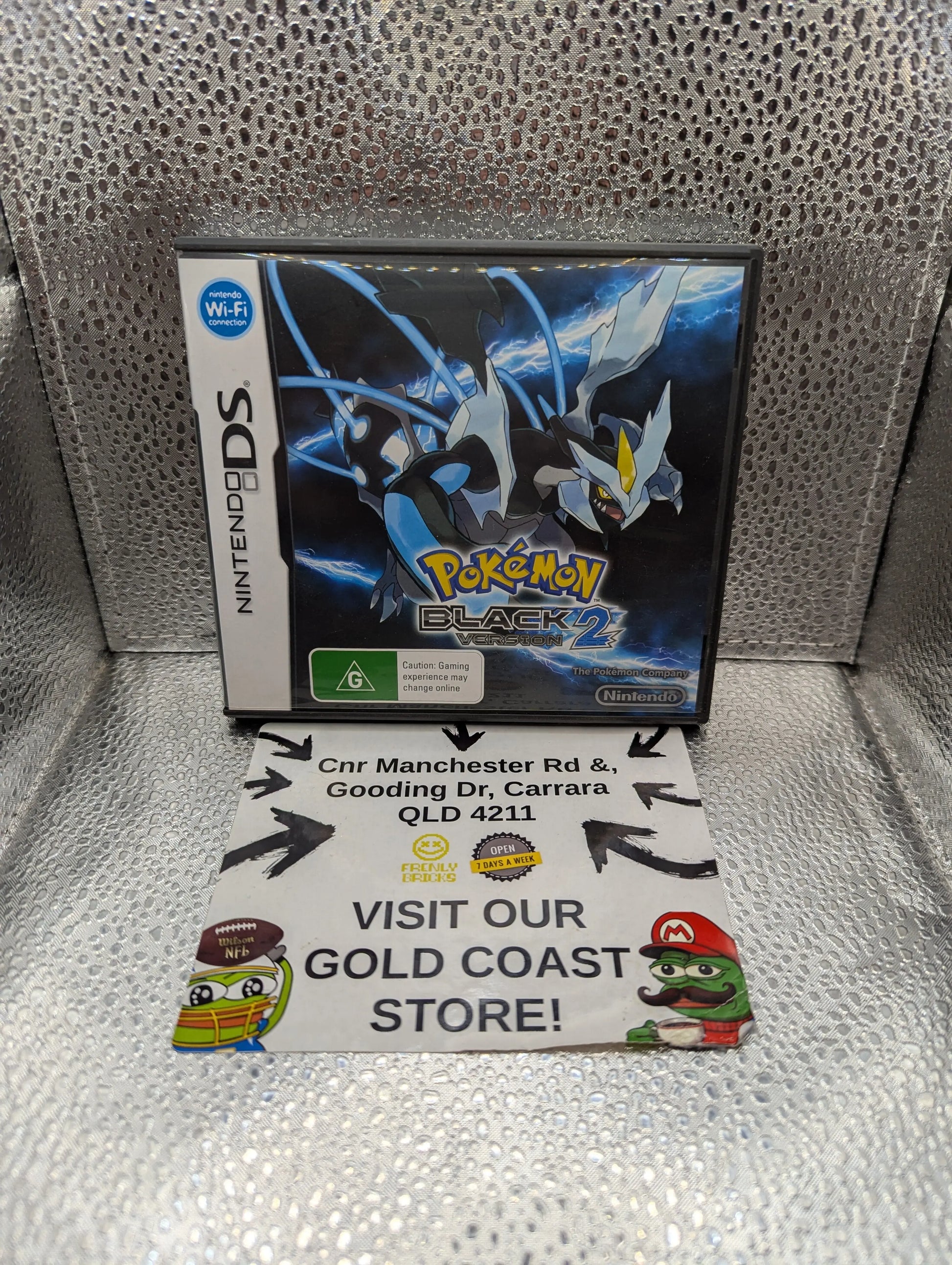 Pokémon: Black Version 2 (Nintendo DS, 2012) Aus Pal Cib FRENLY BRICKS - Open 7 Days