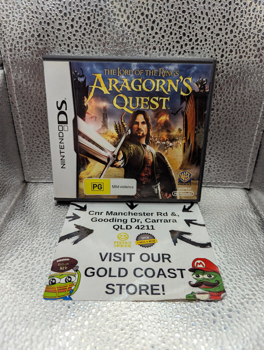 Lord Of The Rings: Aragorn’s Quest with Manual : Nintendo DS tested and working FRENLY BRICKS - Open 7 Days