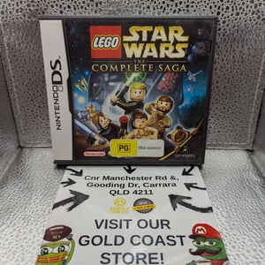 NINTENDO DS GAME STAR WARS THE COMPLETE SAGA INCLUDES MANUAL FRENLY BRICKS - Open 7 Days