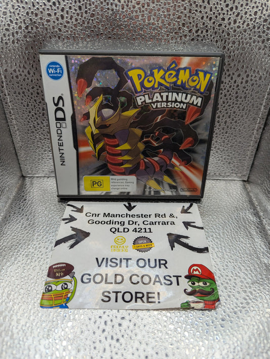 Pokemon: Platinum Version, Nintendo DS (PAL,AUS) FRENLY BRICKS - Open 7 Days