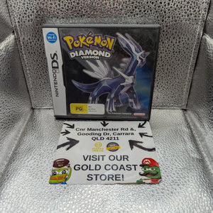 Pokemon Diamond DS manual + case WORKING GENUINE 3DS 2DS POKÉMON FRENLY BRICKS - Open 7 Days