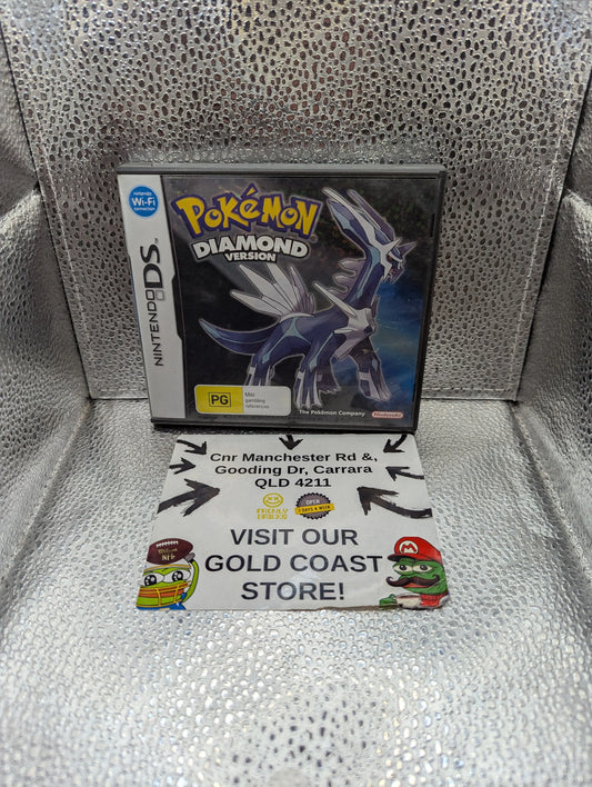 Pokemon Diamond DS manual + case WORKING GENUINE 3DS 2DS POKÉMON FRENLY BRICKS - Open 7 Days