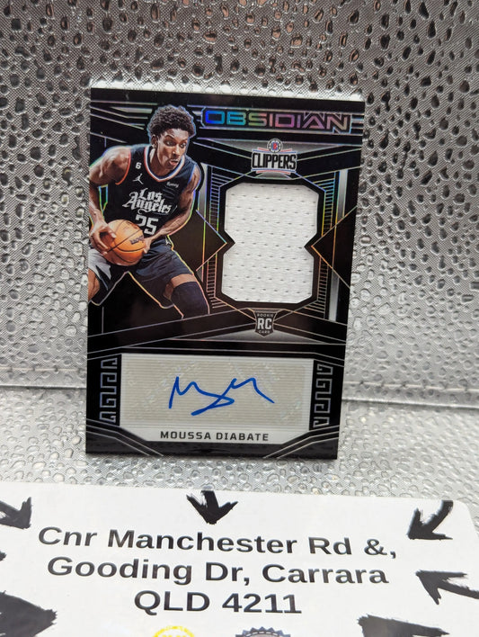 2022-23 Panini Obsidian MOUSSA DIABATE rookie patch auto /99 FRENLY BRICKS - Open 7 Days