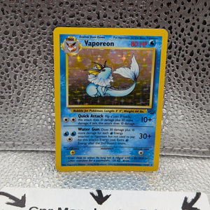 Pokemon TCG - Vaporeon 12/64 Jungle Holo Rare  WOTC 1999 - LP FRENLY BRICKS - Open 7 Days