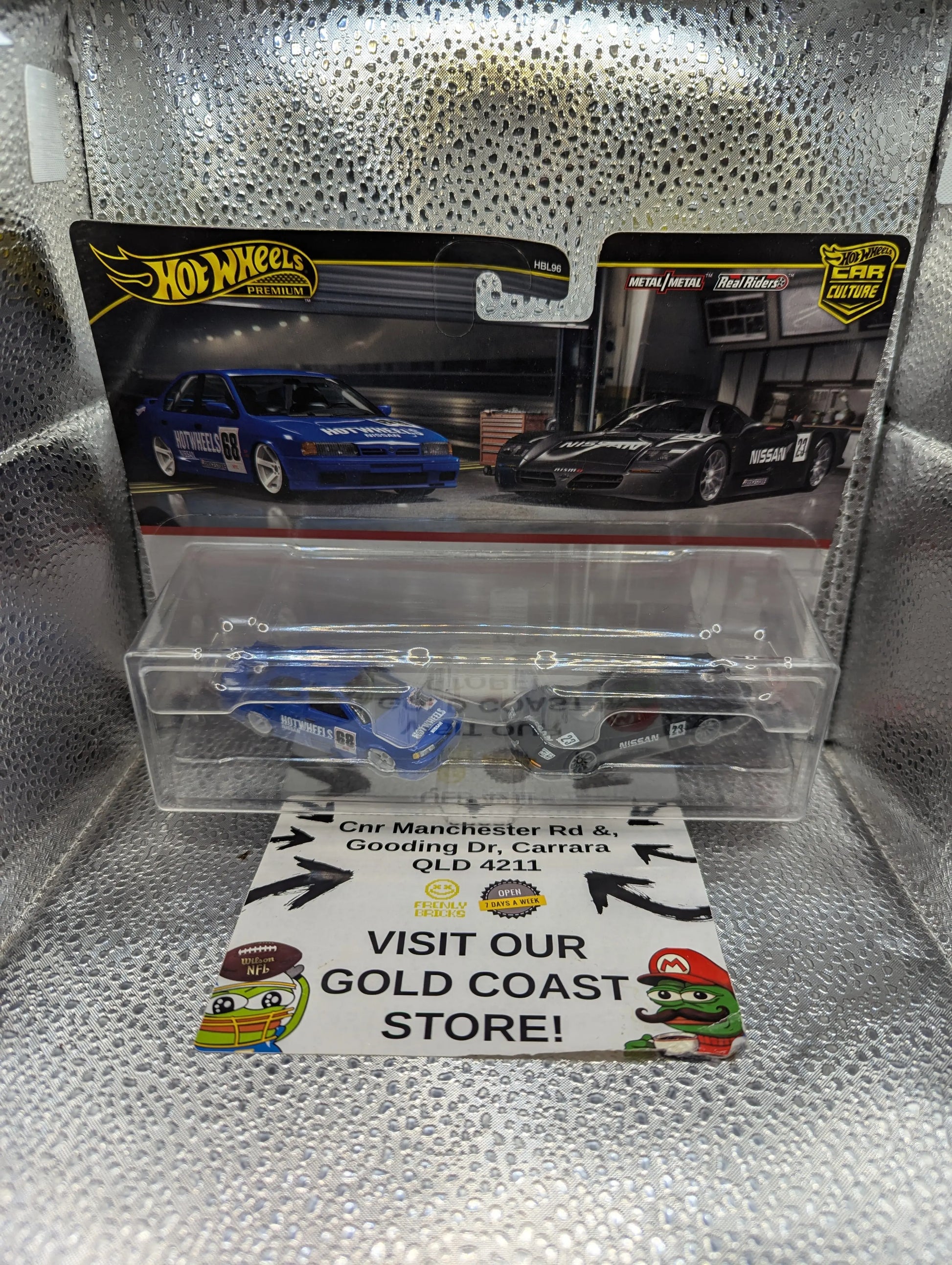 Hot Wheels Premium Car Culture Twin 2 Pack '94 Nissan Primera & Nissan R390 GT1 FRENLY BRICKS - Open 7 Days