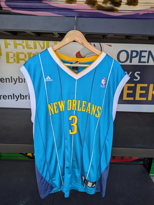 Vintage Adidas NBA New Orleans Hornets Chris Paul Basketball Jersey Size Men's L FRENLY BRICKS - Open 7 Days