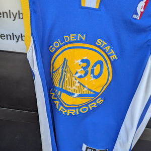 Curry Golden State Warriors NBA Jersey Mens Size L Blue replica FRENLY BRICKS - Open 7 Days