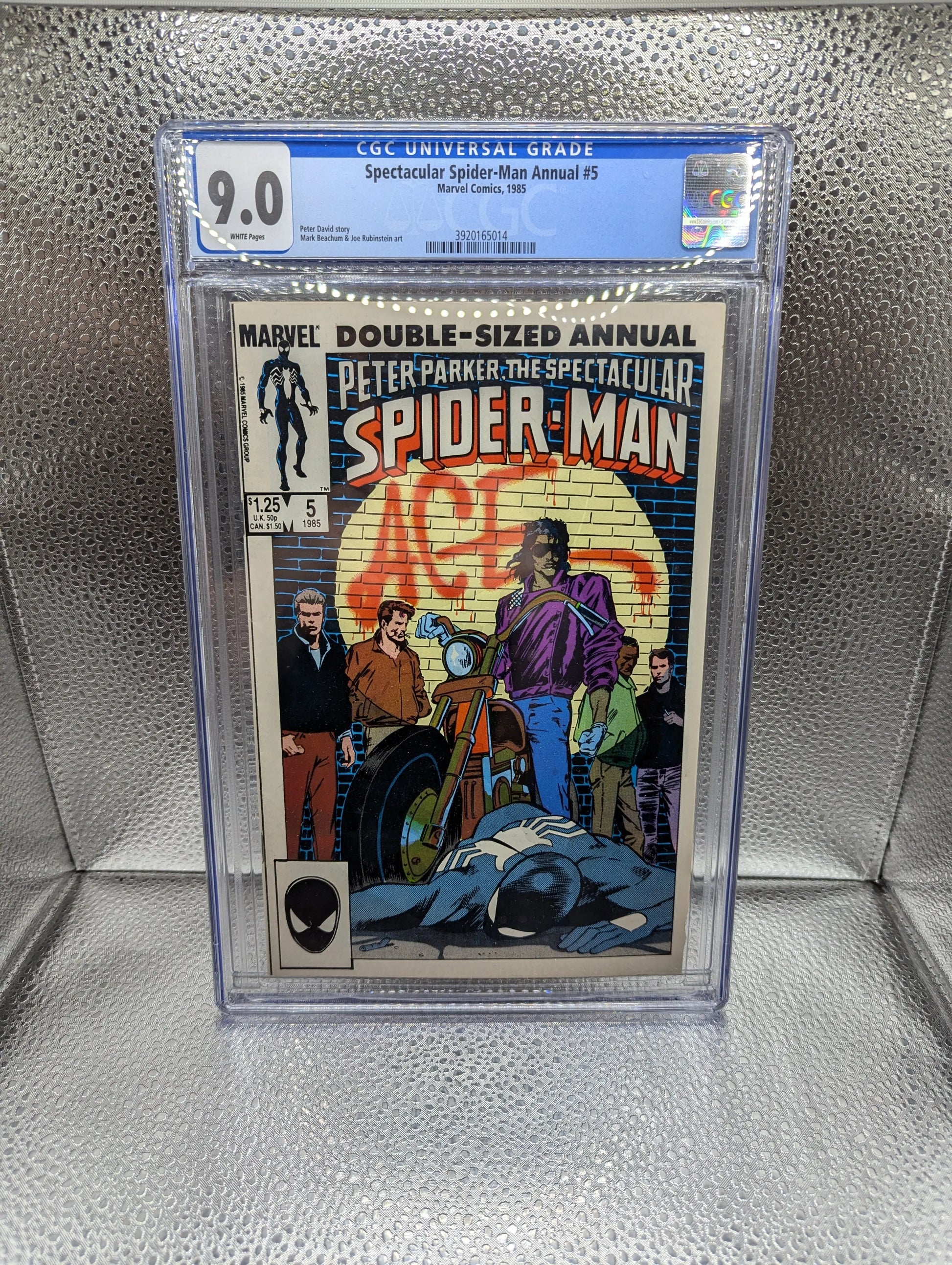 SPECTACULAR SPIDER-MAN Annual #5 Marvel Comics 1985 CGC 9.0 FRENLY BRICKS - Open 7 Days