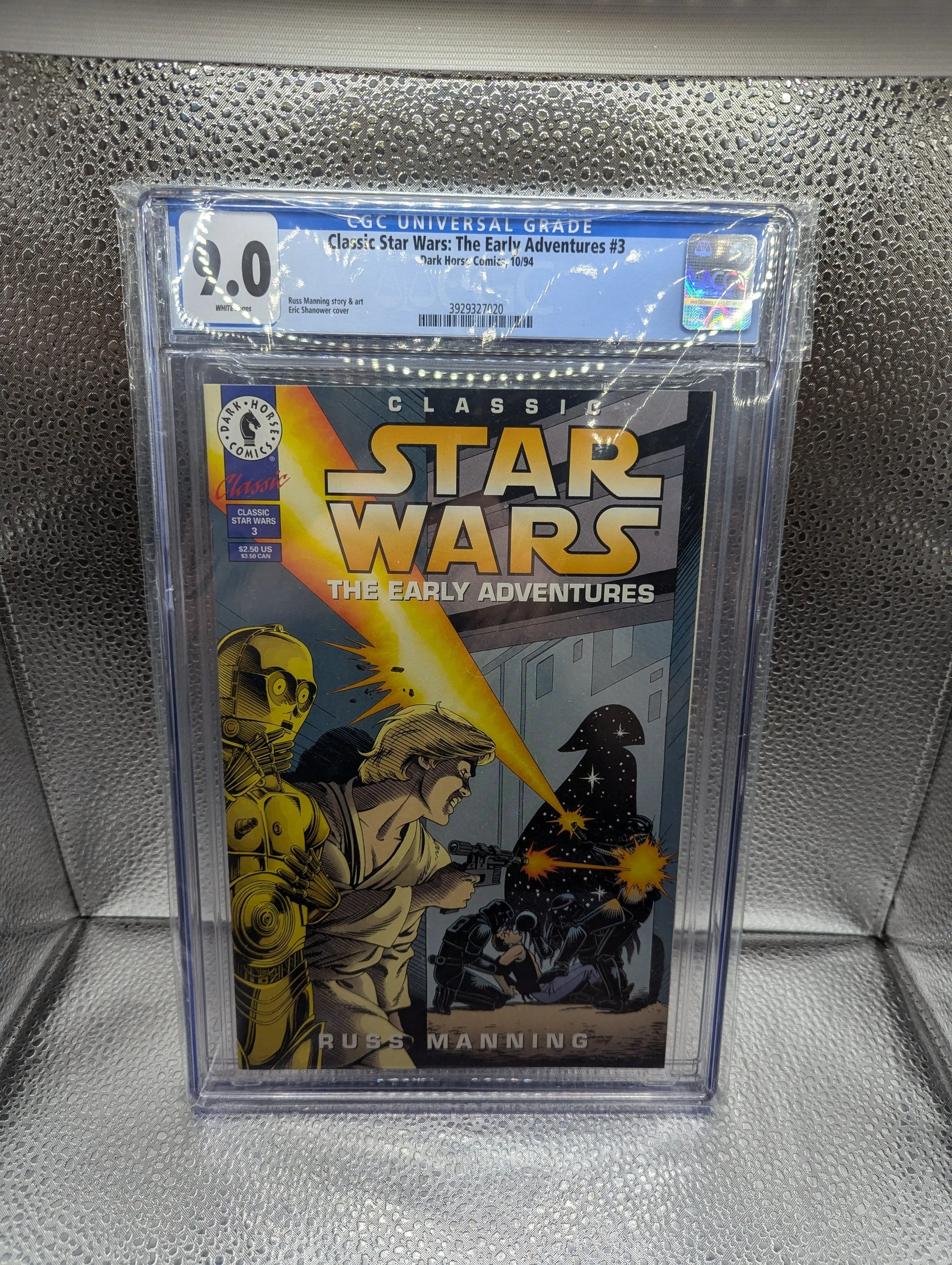 Classic Star Wars: The Early Adventures #3 Dark Horse CGC 9.0 FRENLY BRICKS - Open 7 Days