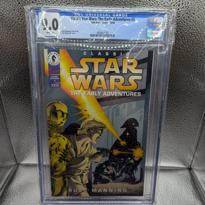 Classic Star Wars: The Early Adventures #3 Dark Horse CGC 9.0 FRENLY BRICKS - Open 7 Days