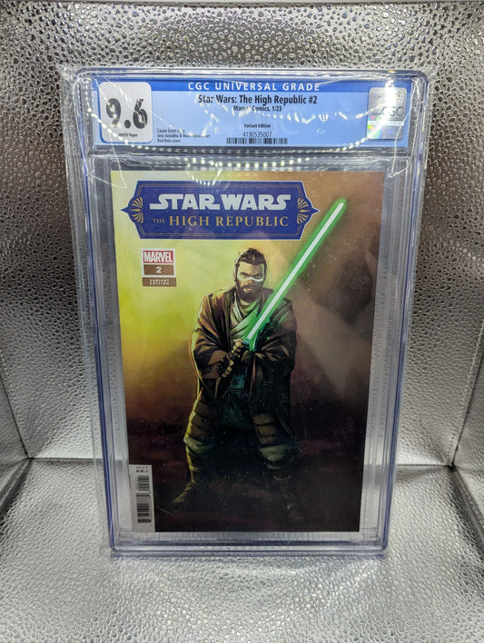 Star Wars: The High Republic #2 CGC 9.6 FRENLY BRICKS - Open 7 Days