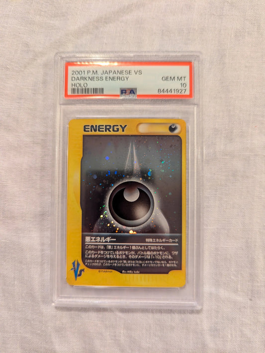 2001 Japanese Pokemon Darkness Energy HOLO PSA 10 vs FRENLY BRICKS - Open 7 Days