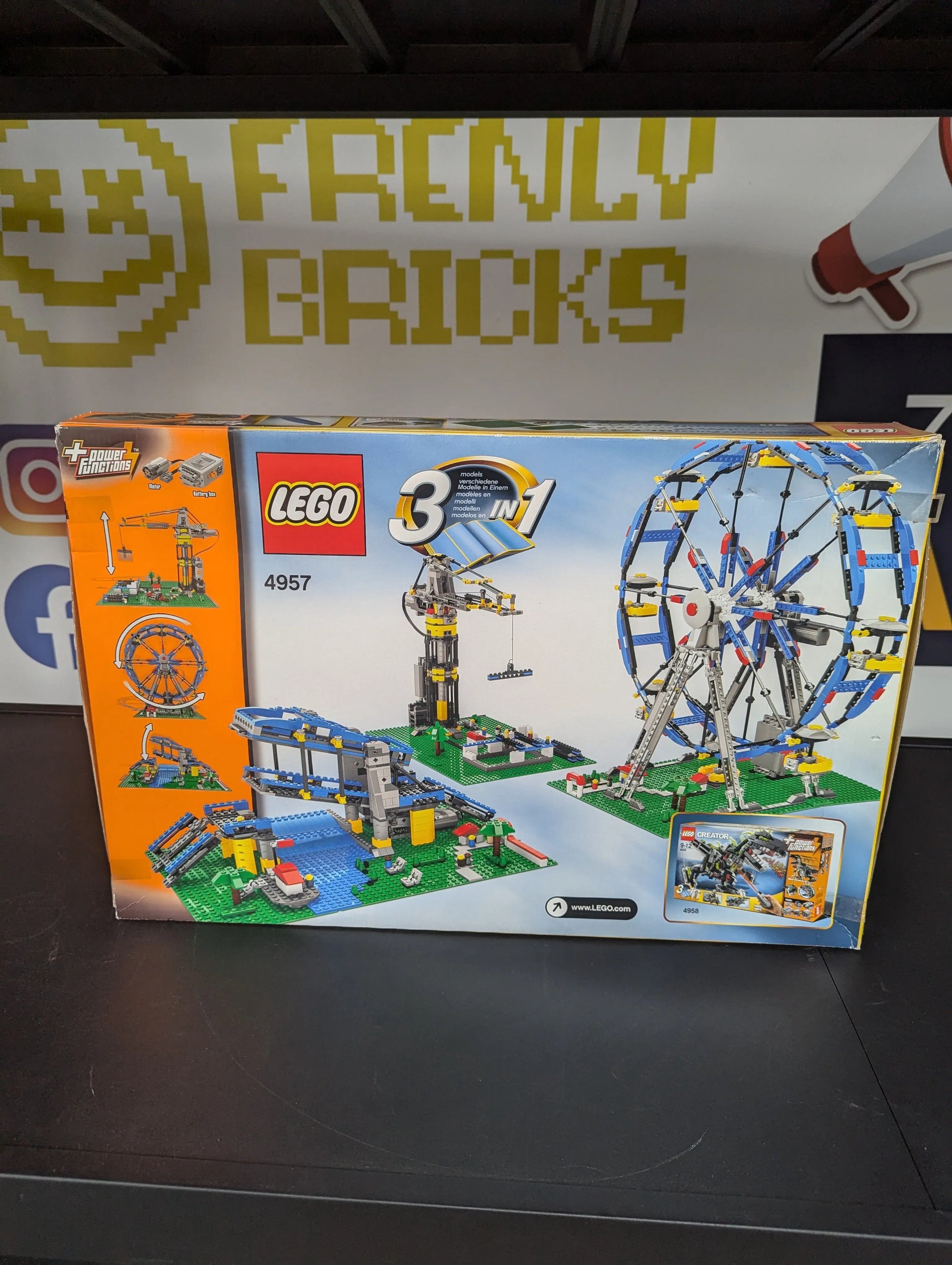 LEGO CREATOR: Ferris Wheel (4957) *box damage* FRENLY BRICKS - Open 7 Days