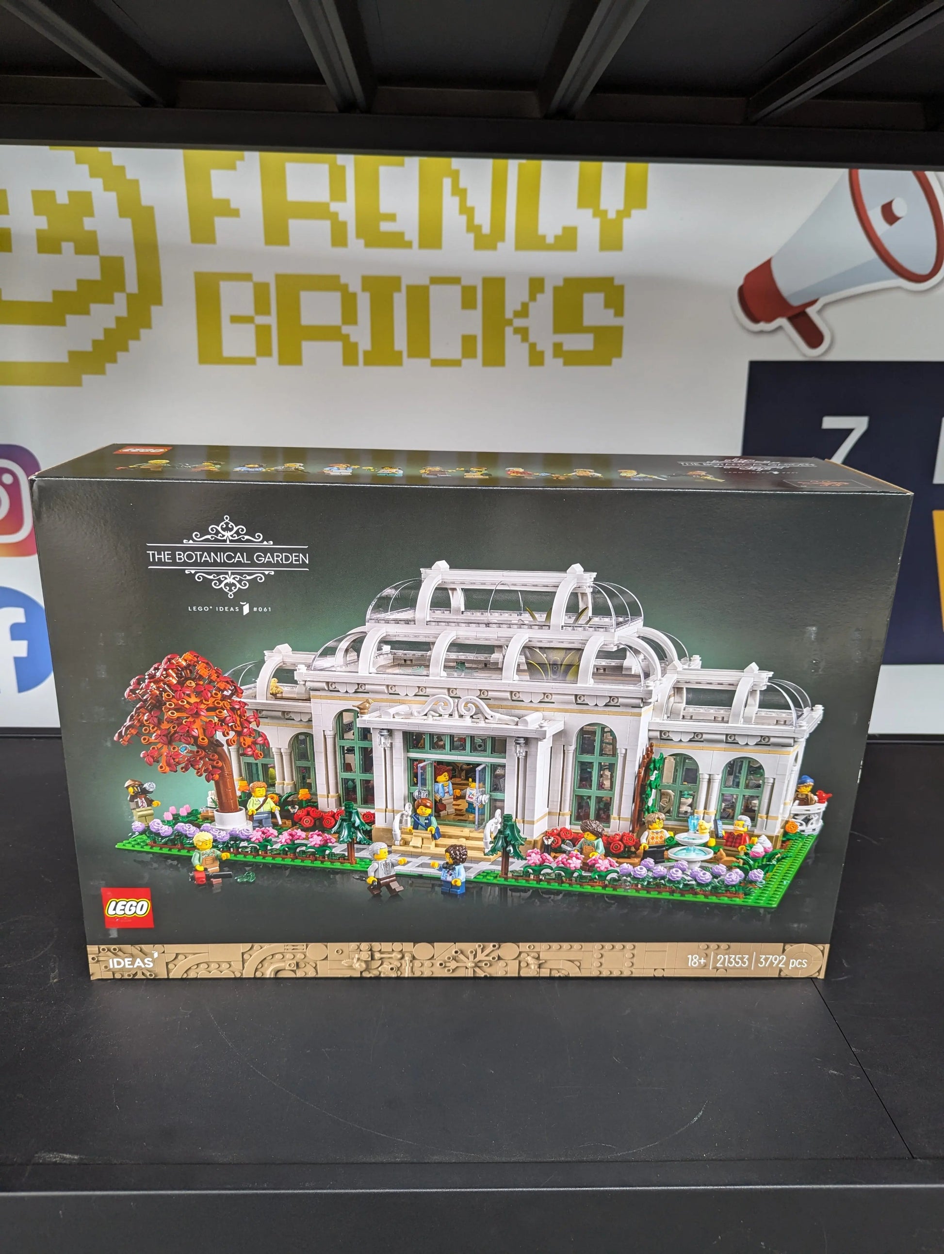 LEGO 21353 Ideas The Botanical Garden BRAND NEW SEALED FRENLY BRICKS - Open 7 Days