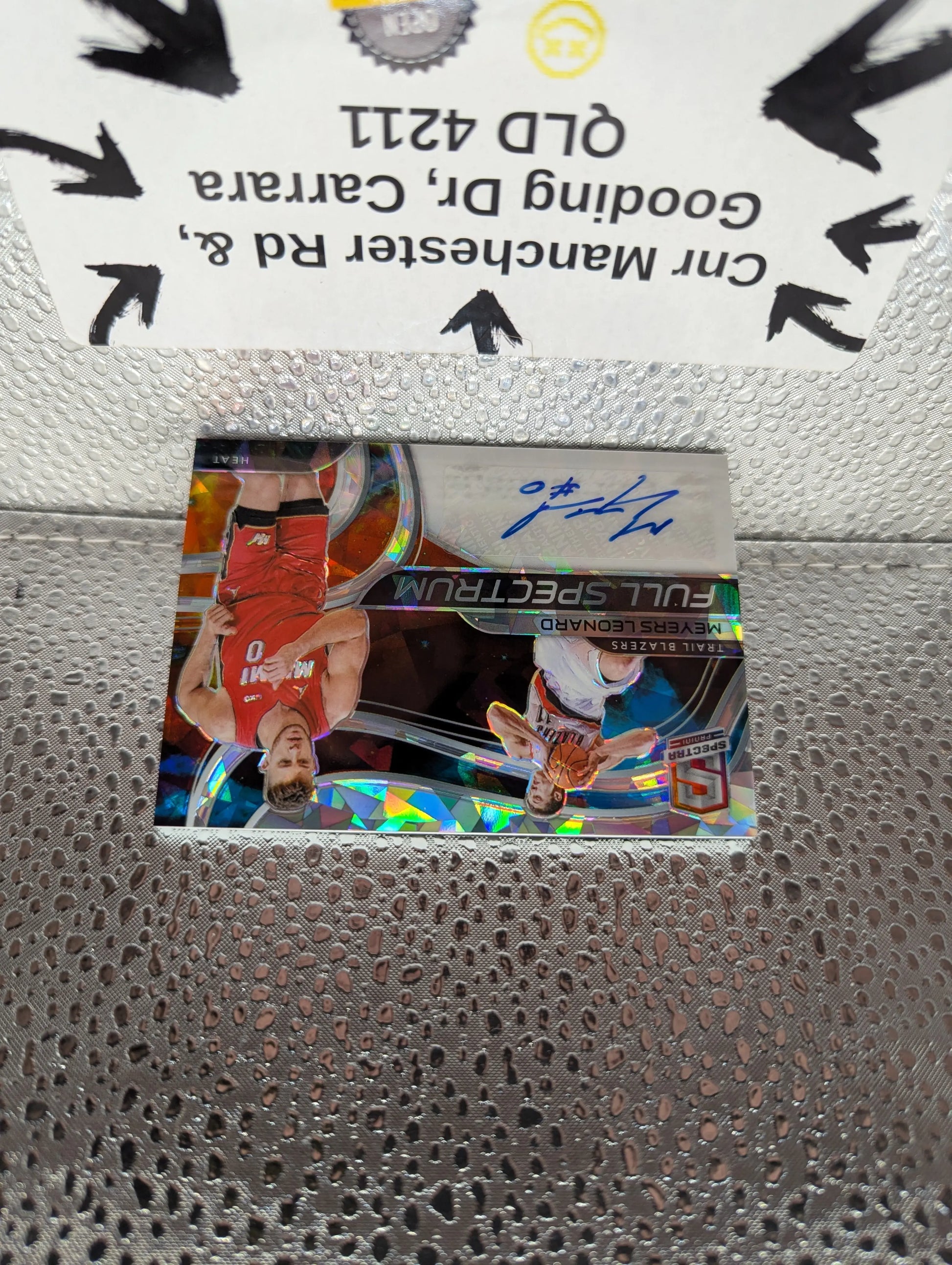 2020-21 Panini Spectra Myers Leonard AUTO /35 FRENLY BRICKS - Open 7 Days