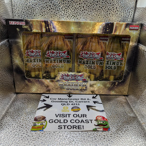 YuGiOh Maximum Gold Display Mini Box 1st Edition Factory Sealed NEW FRENLY BRICKS - Open 7 Days