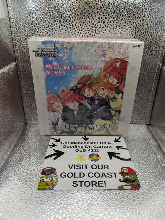 Weiss Schwarz Booster Pack Quintessential Quintuplets Box Card Ichika Nino Miku FRENLY BRICKS - Open 7 Days