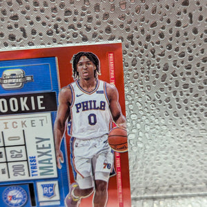 2020-21 Panini Optic Contenders TYRESE MAXEY /149 Auto Signed on card FRENLY BRICKS - Open 7 Days