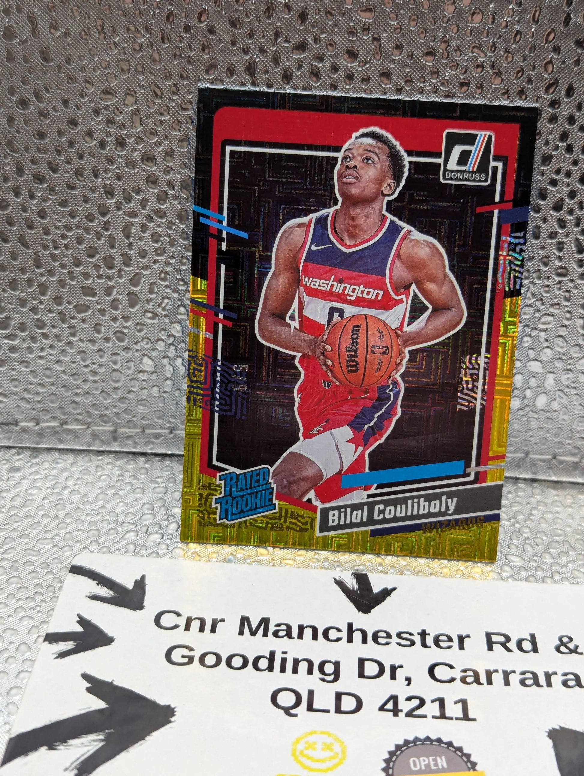 2023-24 Panini Donruss BILAL COULIBALY Rated Rookie MOJO /8 FRENLY BRICKS - Open 7 Days