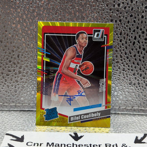 2023-24 Panini Donruss BILAL COULIBALY Rated Rookie Lazer /15 Auto FRENLY BRICKS - Open 7 Days