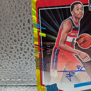 2023-24 Panini Donruss BILAL COULIBALY Rated Rookie Lazer /15 Auto FRENLY BRICKS - Open 7 Days