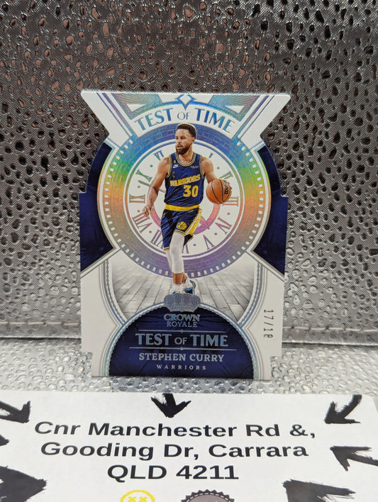 2022-23 Panini Crown Royale Stephen Curry /18 TEST OF TIME FRENLY BRICKS - Open 7 Days