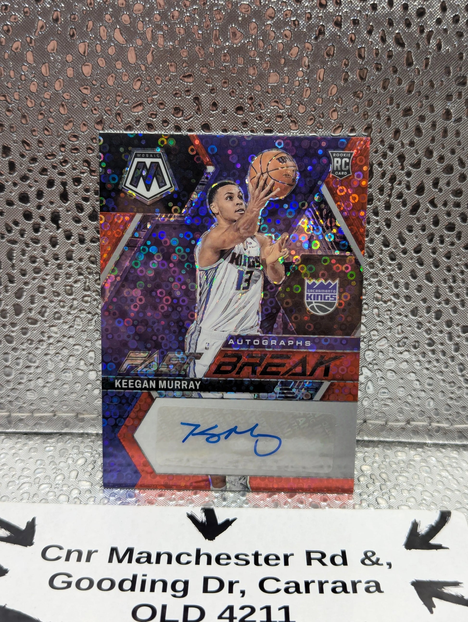 2022-23 Panini Mosaic Fast Break KEEGAN MURRAY Auto /49 Rookie FRENLY BRICKS - Open 7 Days