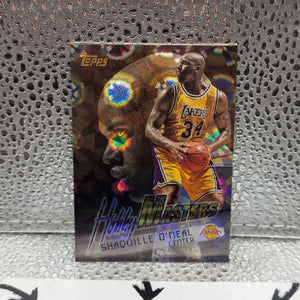 1996-97 Topps Shaquille O’Neal Hobby Masters Holo Basketball Insert Card #HM11 FRENLY BRICKS - Open 7 Days