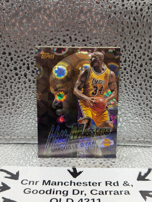 1996-97 Topps Shaquille O’Neal Hobby Masters Holo Basketball Insert Card #HM11 FRENLY BRICKS - Open 7 Days