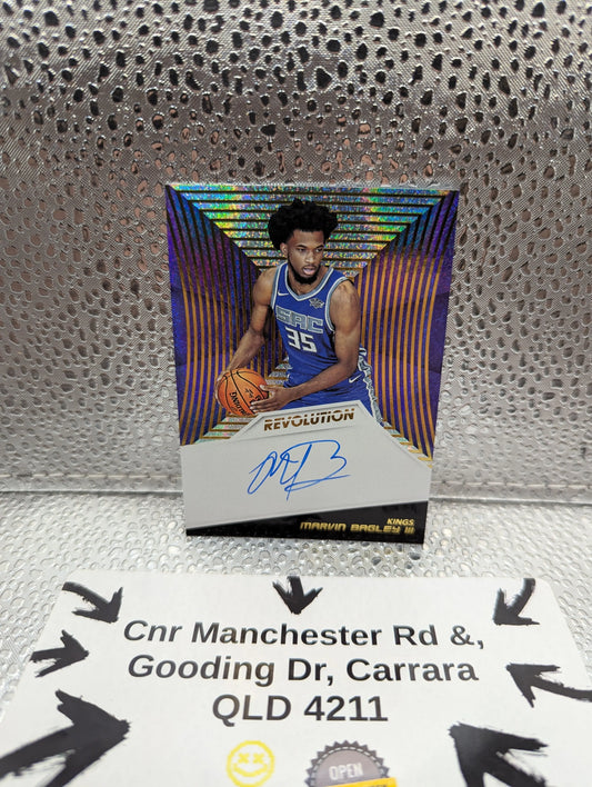 2018-19 Panini Revolution MARVIN BAGLEY III Auto on Card Rookie FRENLY BRICKS - Open 7 Days