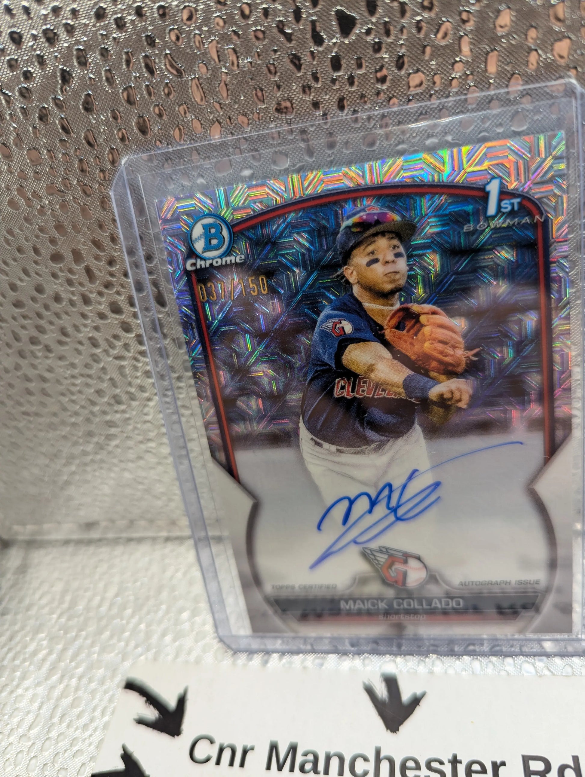 2023 Topps Chrome Bowman 1st MAICK COLLADO Autograph /150 Silver Refractor FRENLY BRICKS - Open 7 Days