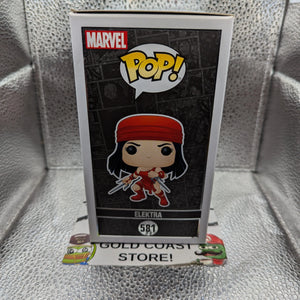 Funko POP! Marvel: 80th - First Appearance: Elektra - 581 FRENLY BRICKS - Open 7 Days