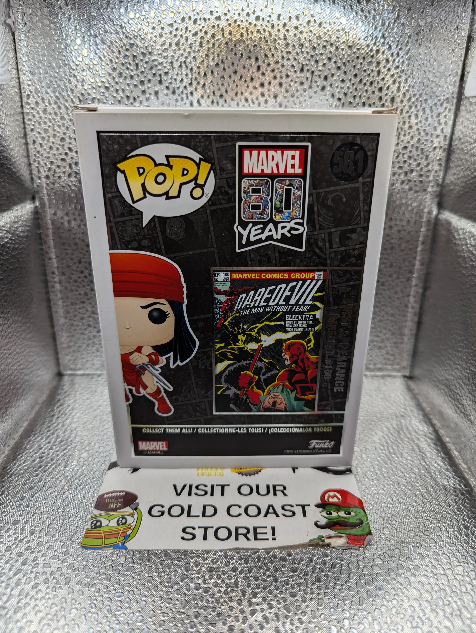 Funko POP! Marvel: 80th - First Appearance: Elektra - 581 FRENLY BRICKS - Open 7 Days