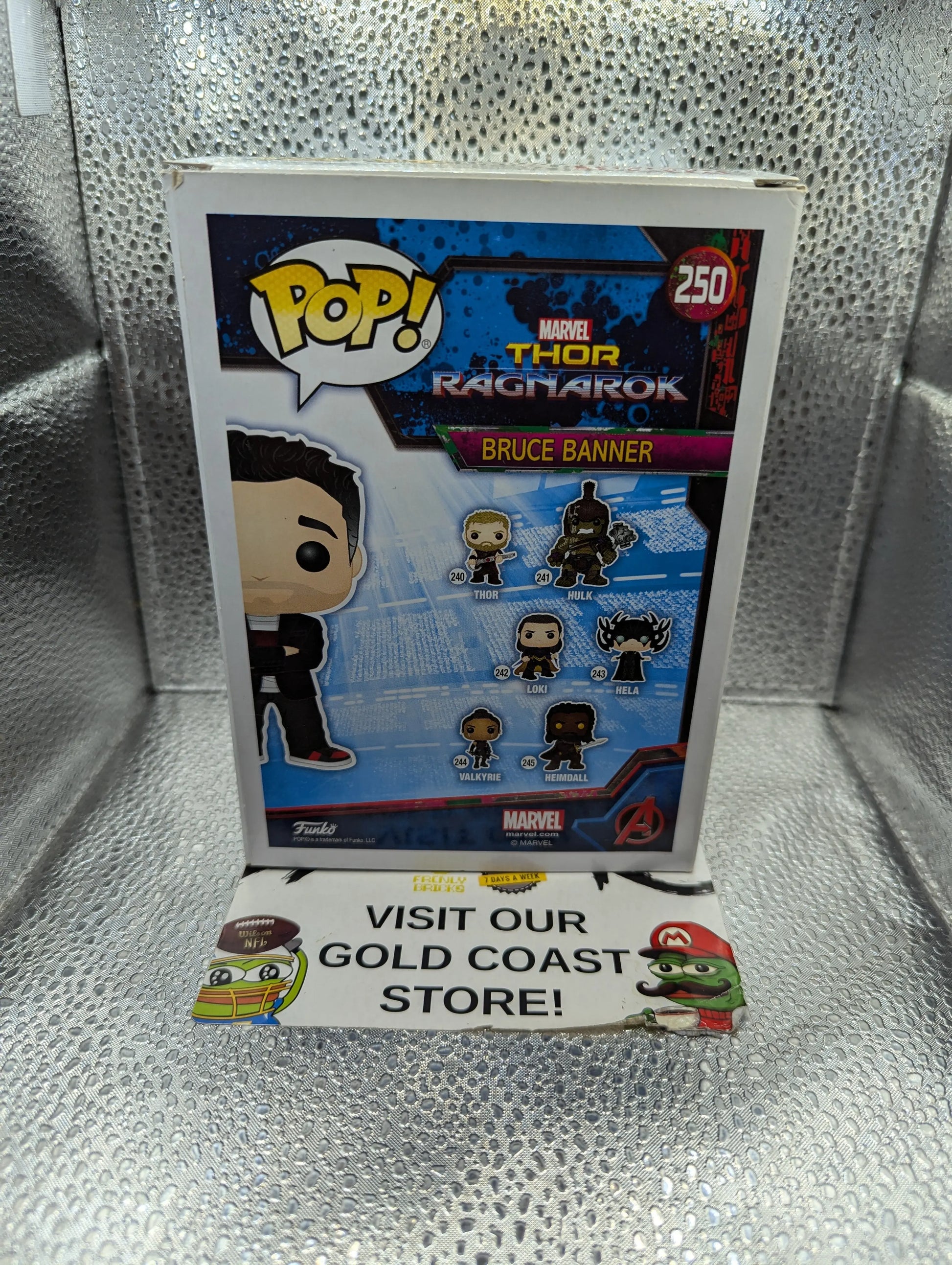 Funko POP! Marvel Thor Ragnarok Bruce Banner Toys R Us Exclusive #250 FRENLY BRICKS - Open 7 Days