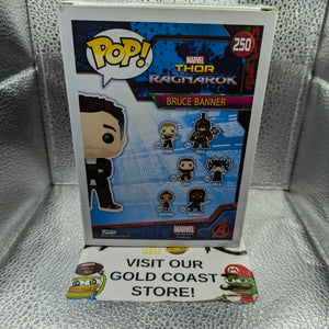 Funko POP! Marvel Thor Ragnarok Bruce Banner Toys R Us Exclusive #250 FRENLY BRICKS - Open 7 Days