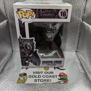 Funko POP Game of Thrones Drogon (Iron) Vinyl Figure #16 FRENLY BRICKS - Open 7 Days