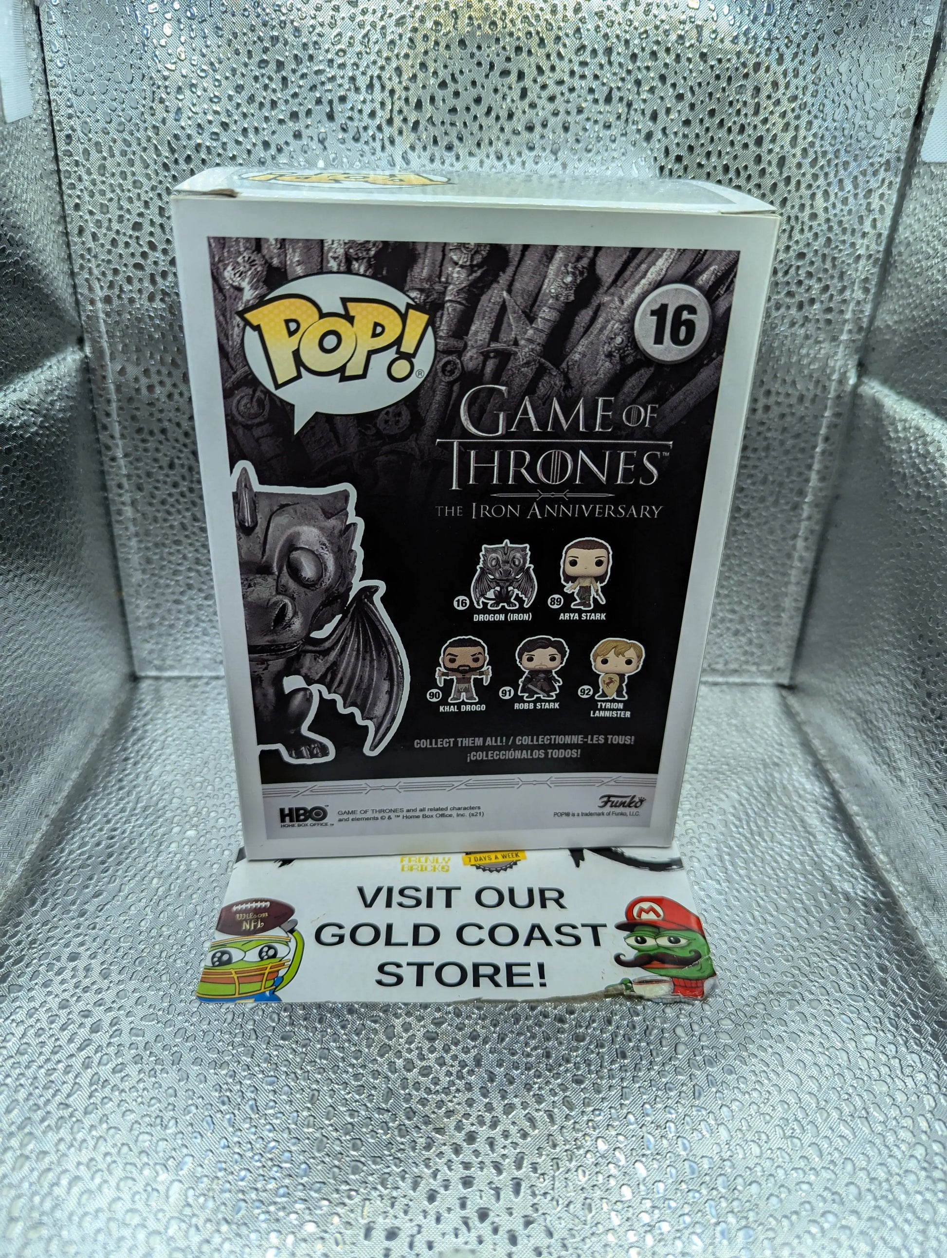 Funko POP Game of Thrones Drogon (Iron) Vinyl Figure #16 FRENLY BRICKS - Open 7 Days