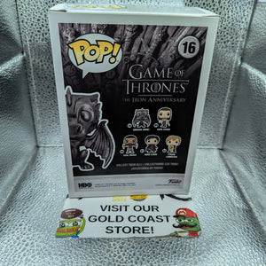 Funko POP Game of Thrones Drogon (Iron) Vinyl Figure #16 FRENLY BRICKS - Open 7 Days