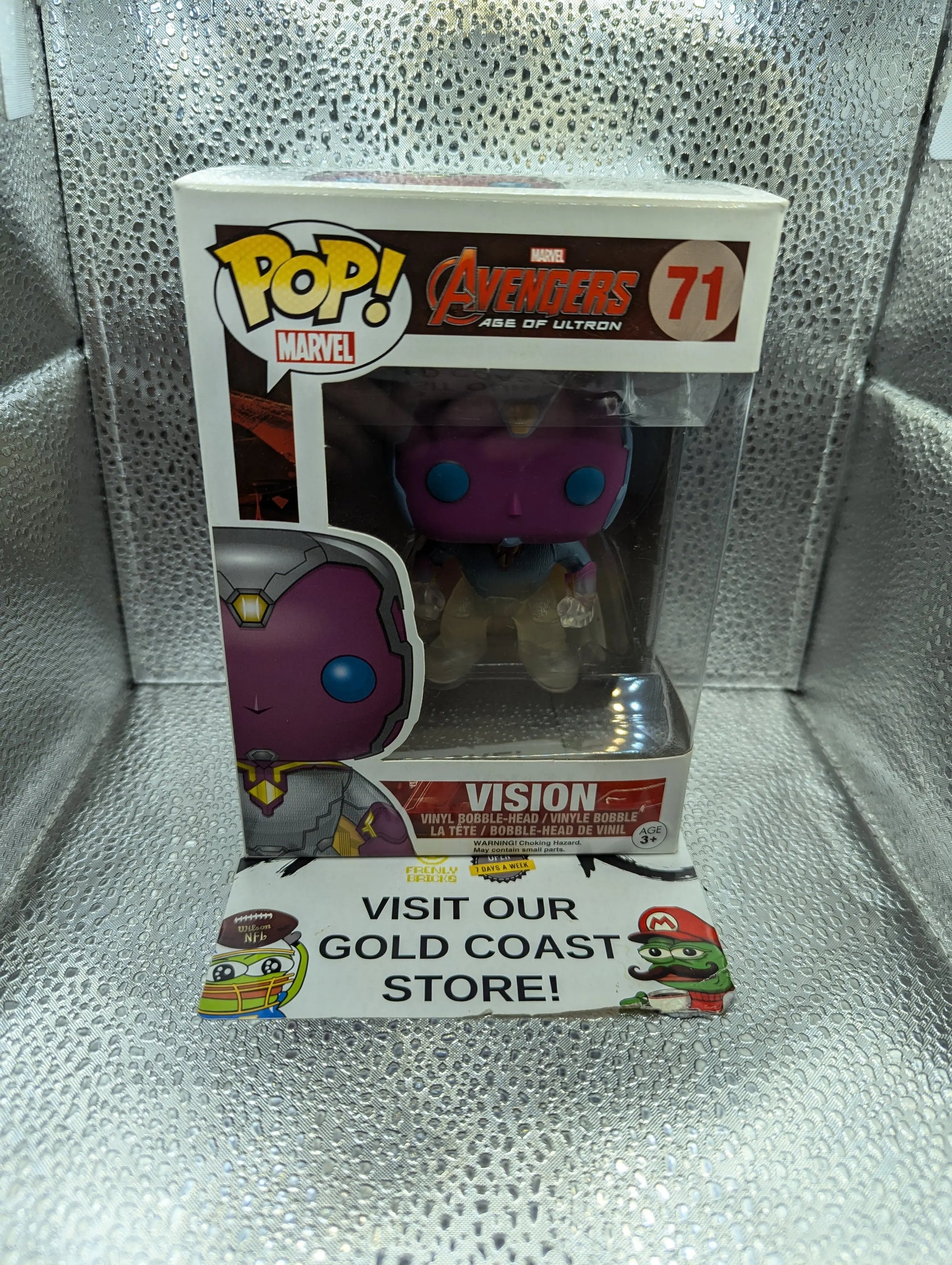 Funko POP Vinyl Vision #71 Marvel FRENLY BRICKS - Open 7 Days