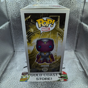 Funko POP Vinyl Vision #71 Marvel FRENLY BRICKS - Open 7 Days