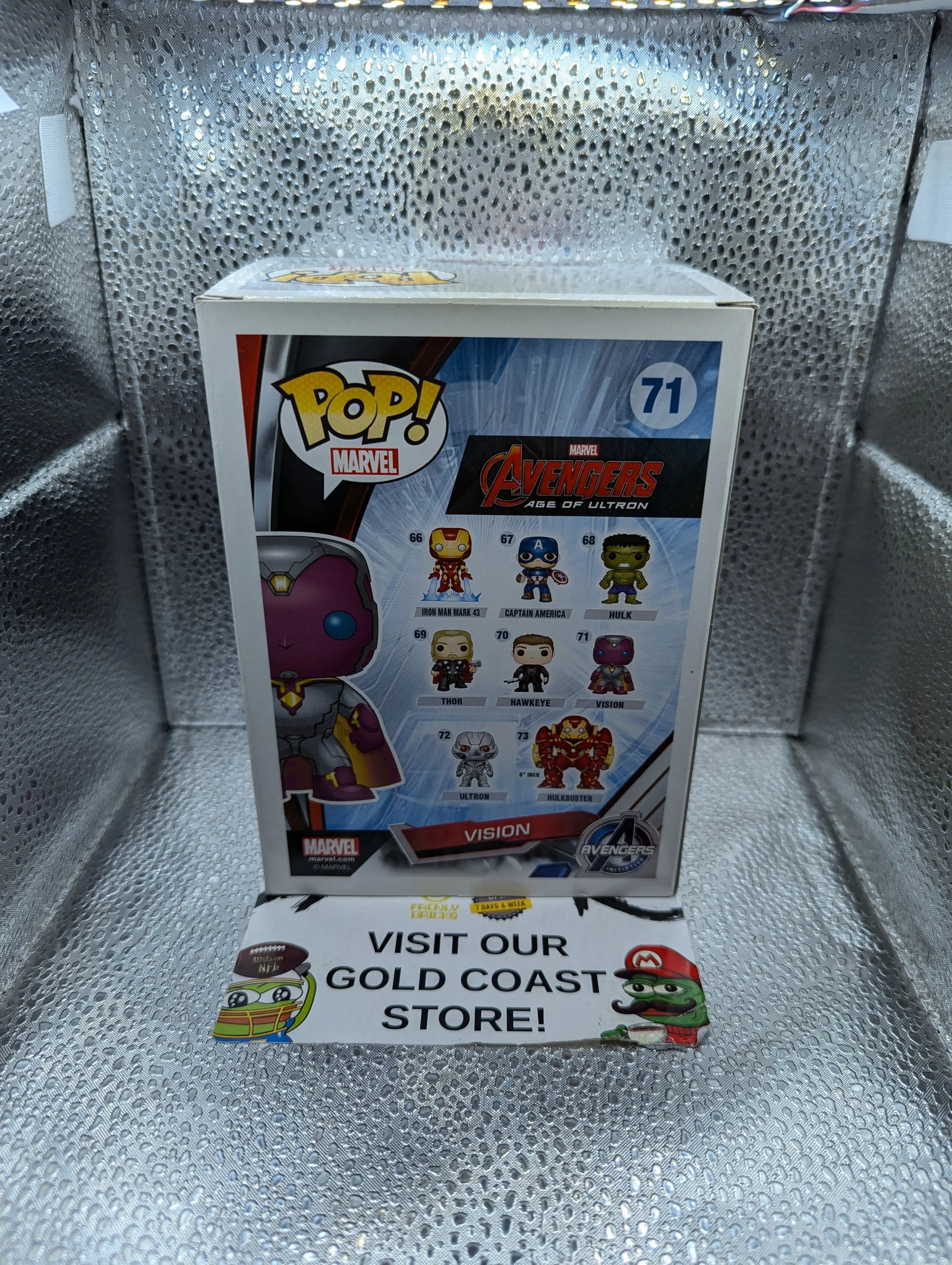 Funko POP Vinyl Vision #71 Marvel FRENLY BRICKS - Open 7 Days