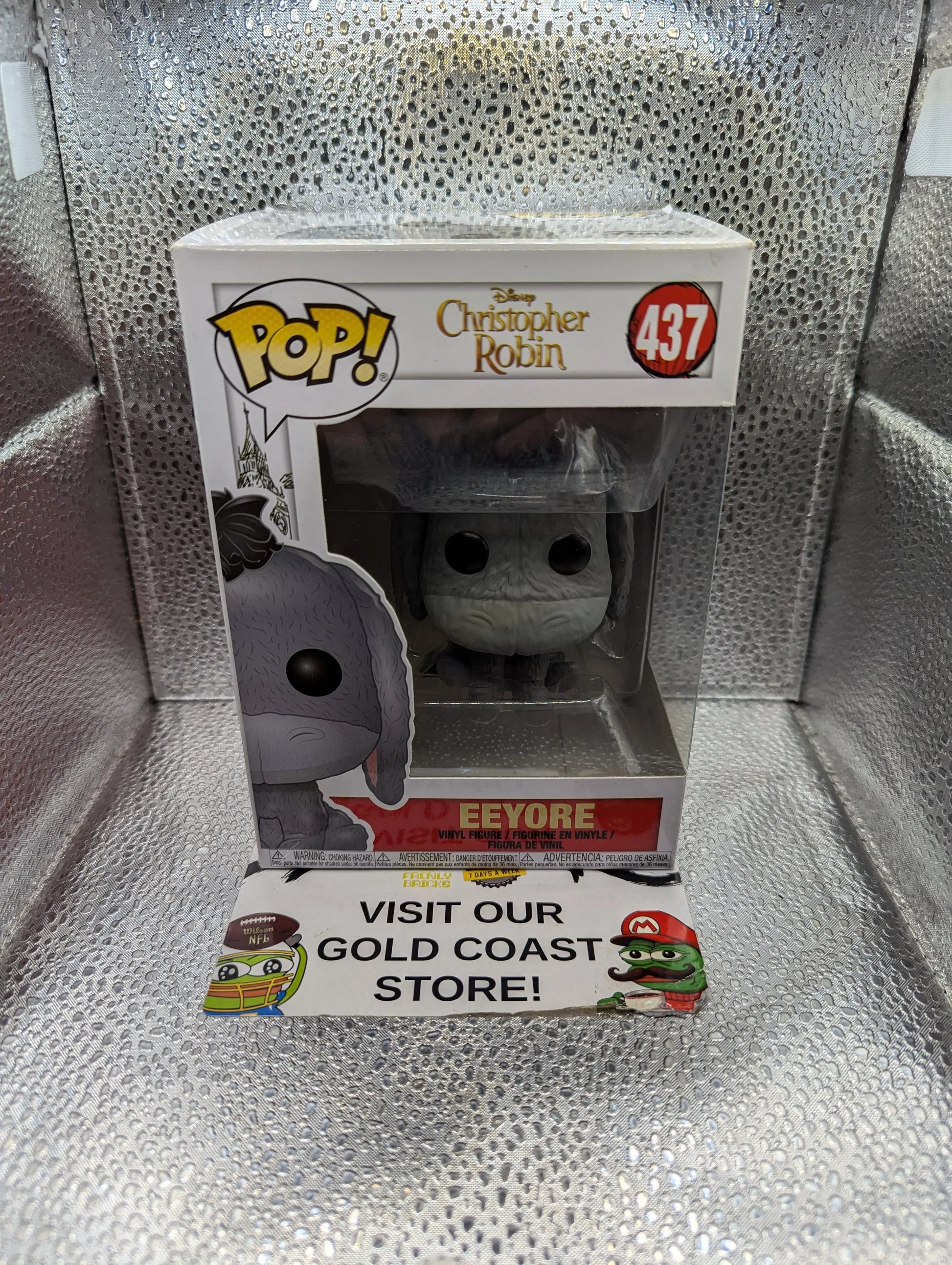 FUNKO POP VINYL Eeyore 437 Christopher Robin FRENLY BRICKS - Open 7 Days