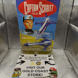 Vivid Imaginations 1993 CAPTAIN SCARLET +MYSTERONS CAPT BLUE SPECTRUM JET LINER FRENLY BRICKS - Open 7 Days