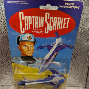 Vivid Imaginations 1993 CAPTAIN SCARLET +MYSTERONS CAPT BLUE SPECTRUM JET LINER FRENLY BRICKS - Open 7 Days